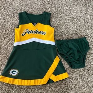 Packers Cheerleader Dress Set